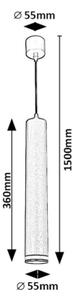 Rabalux 73036 - Lustr na lanku SENOBIA 1xGU10/5W/230V