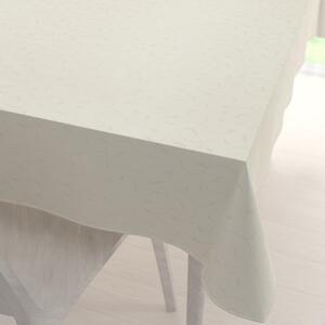Biante Teflonový obdélníkový ubrus TF-026 Pnoucí lístky - smetanový 80x120 cm
