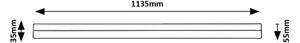 Rabalux 78052 - LED Podlinkové svítidlo BAND LED/24W/230V 4000K bílá