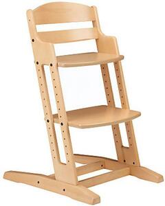 BabyDan Dřevěná jídelní židlička DanChair Natur