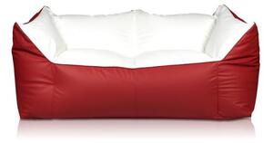 Sedací vak sofa xxl ekokůže TiaHome - Červená