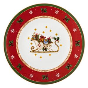 Vánoční tác na cukroví Veselé Vánoce II., 31 cm červený Rosenthal (Happy Christmas/ červený)