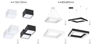 Immax NEO 07239L - LED Stmívatelné svítidlo CANTO LED/60W/230V černá Tuya + DO