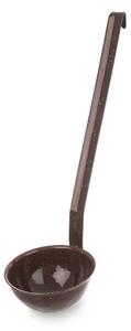Orion Smaltovaná naběračka Brown, 8 cm
