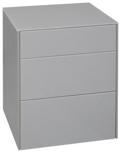 NOČNÍ STOLEK, světle šedá, 52/63/42 cm Novel, Online Only