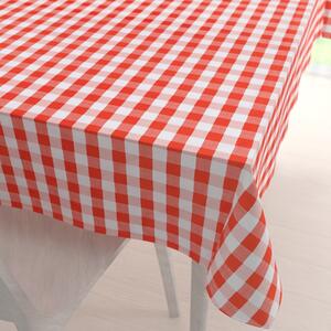 Biante Teflonový obdélníkový ubrus TF-071 Červeno-bílá kostka 50x100 cm