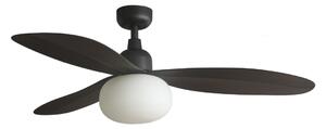FARO 34301-11L - Stropní ventilátor PALMA 1xE27/15W/230V hnědá IP44 + DO
