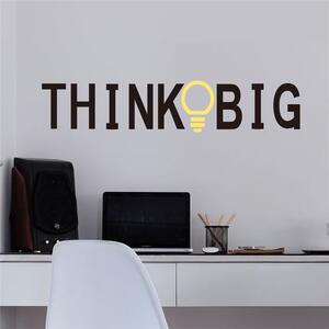 Samolepka na zeď "Think Big" 170x32 cm