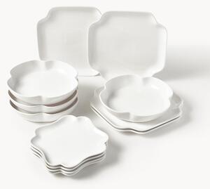 Sada porcelánového nádobí Nera, pro 4 osoby (12 dílů)