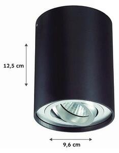 Bodové svítidlo TUBA 1xGU10/50W/230V černá