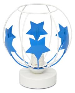 Dětská stolní lampa STARS 1xE27/15W/230V modrá/bílá