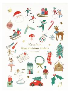 Vánoční samolepky Mixed Icon Christmas – 10 archů