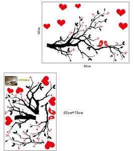 PIPPER | Samolepka na zeď "Strom lásky" 60x85 cm