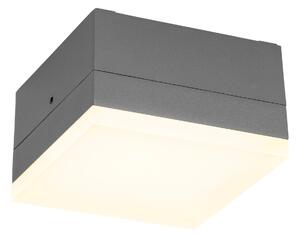 Schrack Venkovní stropní svítidlo Zelda LED 12W 3000K, antracit, rozměr 10,8x10,8cm, IP54