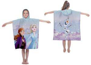Dětské pončo Ledové Království Anna, Elsa a Olaf