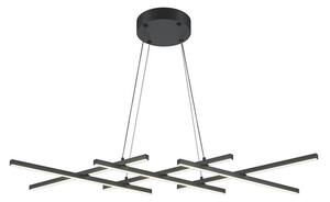 Maytoni MOD244PL-L50BK - LED Lustr na lanku HALO LED/40W/230V černá