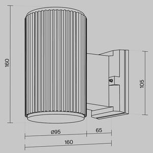Maytoni O419WL-01W - Venkovní nástěnné svítidlo RANDO 1xE27/60W/230V IP54 bílá