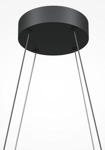 Maytoni MOD244PL-L50BK - LED Lustr na lanku HALO LED/40W/230V černá