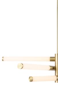 Maytoni MOD106PL-L28G3K - LED Lustr na tyči AXIS LED/28W/230V zlatá