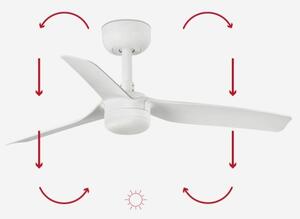 FARO 33820-1TW - LED Stmív. ventilátor MINI PUNT S LED/10W 2700/3000/4000K + DO