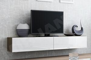 TV stolek Zigo 180, Barva: černý / černý lesk Mirjan24 5902928699661