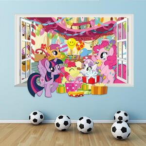 Samolepka na zeď "My Little Pony 2" 70x50 cm