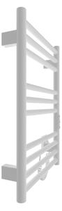 Koupelnový žebříkový radiátor HF GREENWICH 100W/230V 57x43 cm bílá kulatý