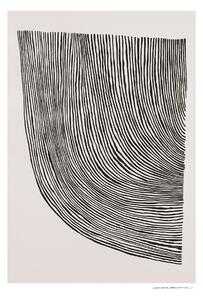 The Poster Club Plakát Curves by Leise Dich Abrahamsen 50x70 cm