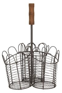 Kovový košík - 34 cm