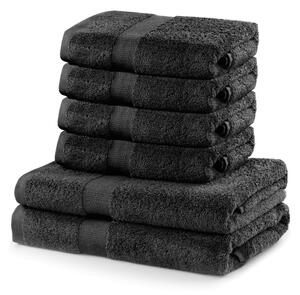 Sada ručníků MARINA | 6ks Barva: Charcoal