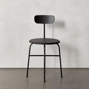 AUDO (MENU) Židle Afteroom Dining Chair, Black / Cognac Leather