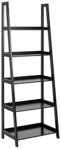 REGÁLOVÝ DÍL, černá, 63/180/40 cm Carryhome - Knihovny, Online Only