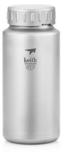 Láhev Keith Titanium Titanium Sport Bottle 1,2 l Barva: šedá