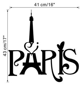 Samolepka na zeď "Paříž 2" 41x43 cm
