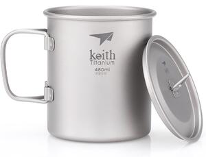 Hrnek Keith Titanium Single-Wall Tit. Mug 450 ml Barva: šedá