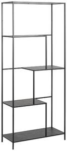 REGÁL, černá, ocel, 72/170/32 cm XXXL - Knihovny, Online Only