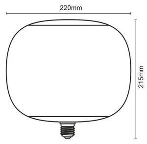 LED Žárovka FILAMENT SMOKE T220 E27/4W/230V 1800K