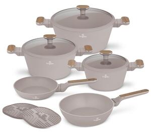 Sada nádobí s titanovým povrchem 10 ks Taupe Nordic Collection