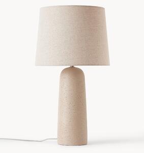Velká stolní lampa s betonovou podstavou Kaya