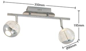 Lucande Kilio LED bodové osvětlení 2 zdroje chrom