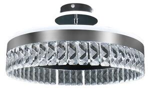 LED Stmívatelný přisazený lustr LED/75W/230V 3000-6500K chrom + dálkové ovládání