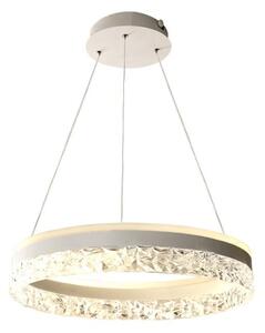 LED Stmívatelný lustr na lanku LED/80W/230V 3000-6500K bílá + dálkové ovládání
