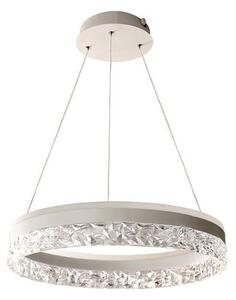 LED Stmívatelný lustr na lanku LED/80W/230V 3000-6500K bílá + dálkové ovládání
