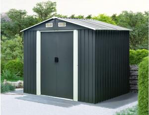 Zahradní domek BestBerg ZDB-4A / 4,1 m² / 236 x 174 x 206 cm / šedá