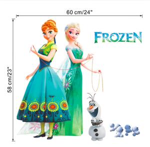 Samolepka na zeď "Frozen" 58x60cm