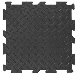 Gumová dlaždice ALFA 30 x 30 cm, černá MHEU5100330