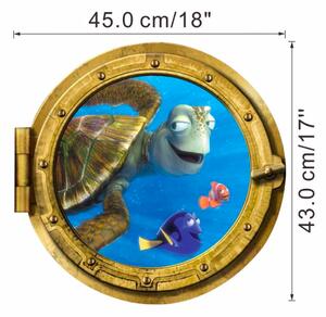 Samolepka na zeď "Hledá se Nemo 2" 45x43cm
