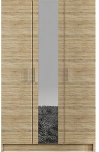 Kapol Rio II šatní skříň šíře 120 cm Dub Sonoma