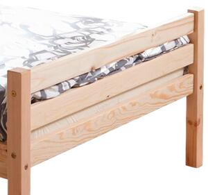 POSTEL, 90/200 cm, barvy borovice MID.YOU - Postele z masivu, Online Only