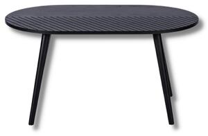 Oválný konferenční stolek Bhome - černý